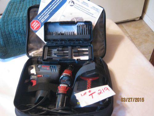 Bosch ps41 cordless impact drill 1/4&#034;~ 2 batteries, charger, case, bits, manual for sale