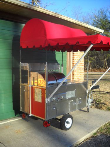 Large Commercial Mobile Hot Dog Cart !!
