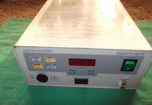 Cooper Surgical Leep System 6000 (Tested; Not In Working Condition)