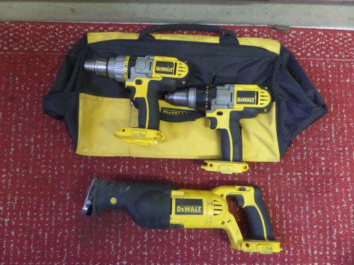 Dewalt hammerdrills and recipricating saw for sale
