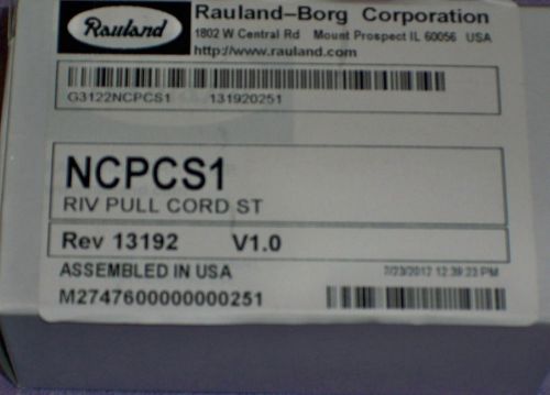 Rauland - Borg Responder IV NCPCS1 RIV Pull Cord Nurse Call Station, New in Box
