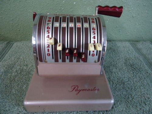Vintage Paymaster System Check Printer