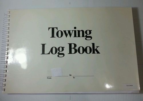 1 part towing log book spiral bound with 10,000 entries for sale