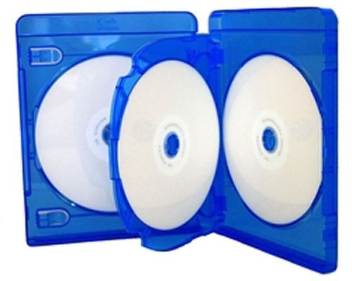 3 Disc 14mm Blu-ray DVD Case 20 Pcs
