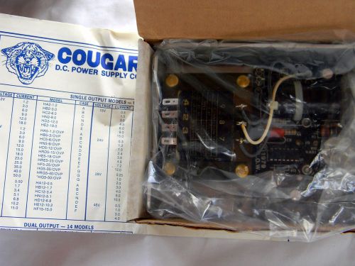 COUGAR / POWER-ONE PANEL MOUNT DC POWER SUPPLY - HB5-3/OVP / NOS