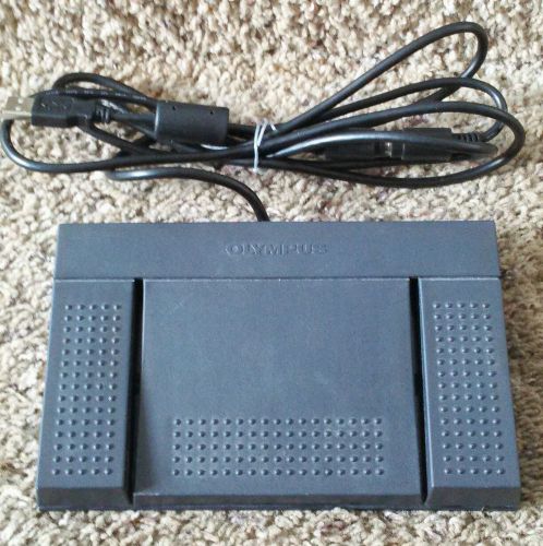 Olympus RS27 Foot Switch Foot Pedal for Dictation Transcribers w/ USB Adapter