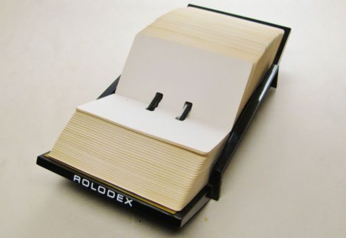 Vintage ROLODEX VIP File, Mod.VIP-24 VGC 500 Cards