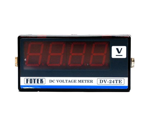1pc Fotek DC Voltage Meter DV-24T 3-1/2 Digit 0.01~19.90V DIN 48x96 Acc ±0.2% FS