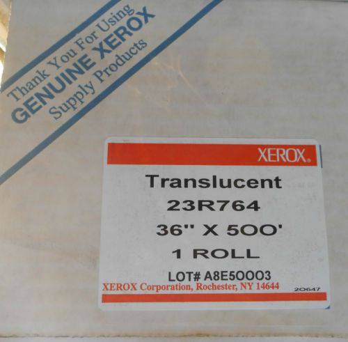 Xerox, Translucent Paper, 36&#034; X 500&#039; Rolls, #23R764, NIB