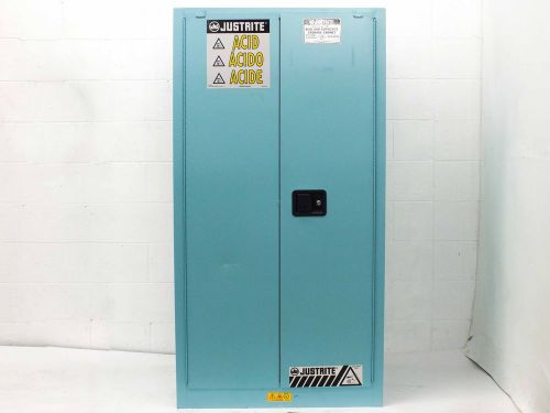 Justrite 60 gallon acid and corrosive storage cabinet 896022 for sale