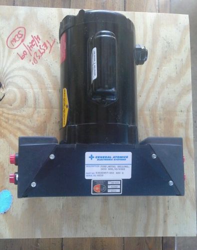 Senior mb-602 metal bellows vacuum pump p/n 42260 general atomics 03600897-002 for sale