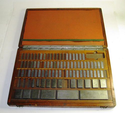 Dearborn Gage Vintage 68-Piece Measurement Block Box Set USG