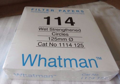 Whatman ashless quantitative filter paper, 12.5cm dmtr 20 micron, grade 114(100) for sale