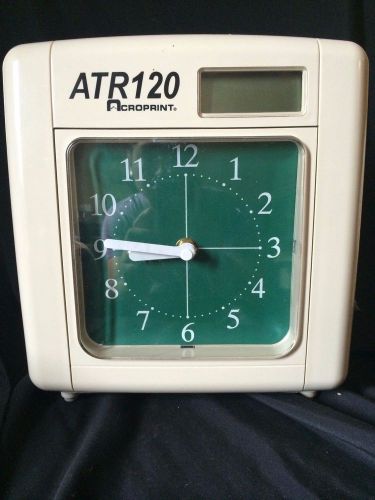 ACROPRINT ATR120 AUTOMATIC EMPLOYEE PAYROLL TIME CLOCK  No Instructions