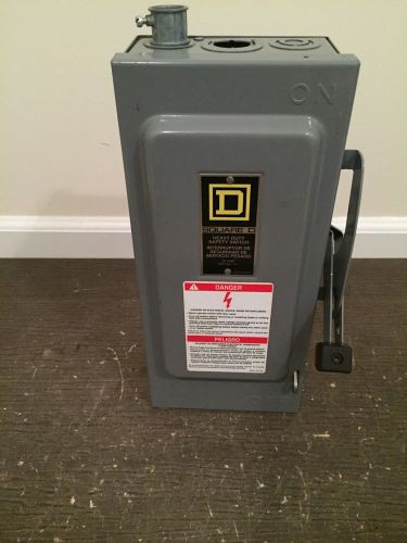 Square D H361 Heavy Duty Safety Switch 30A, 600V, Fusible. Very Clean