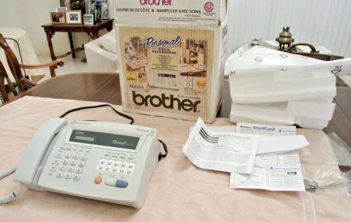 Brother Fax-275 Personal Fax Machine, New Open Box with Manuals, Accessories