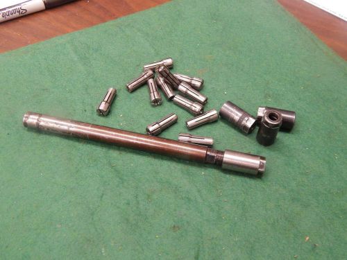 Kennametal DA300 Collet Extension with Collets and Extra Collet Nuts