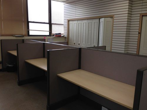 Cubicle Set with 6 mini workstations