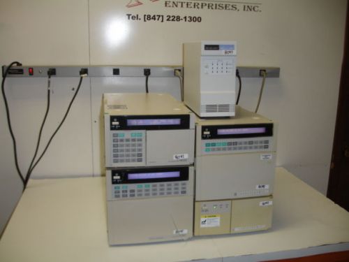 Hitachi HPLC System with L-7400 UV Detector L-7200 Autosampler and more #8097