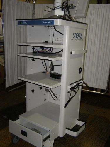 Karl Storz GoKart 9601F Endoscopy Tower Cart With Monitor 18&#034; &amp; Power Cable
