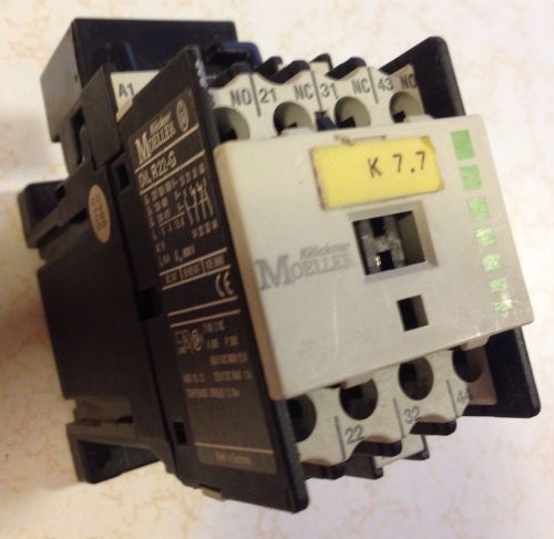 Moeller contactor relay coil dil r22g 24v volt coil din rail mount motor 16 amp for sale