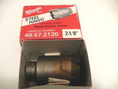 New Milwaukee Steel Hawg Cutter -2-1/8&#034;- 49-57-2120- Free Shipping