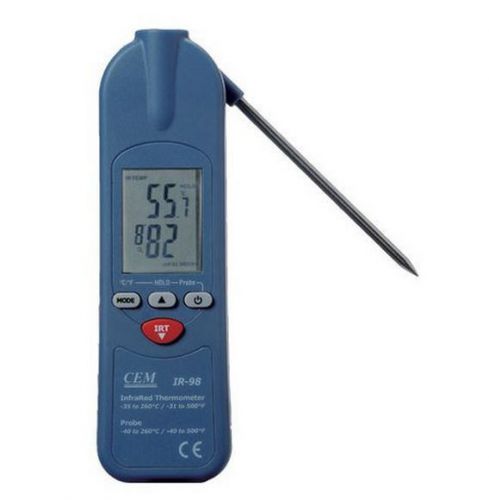 Cem ir-98 mini infrared thermometer -35°c to 260°c for sale