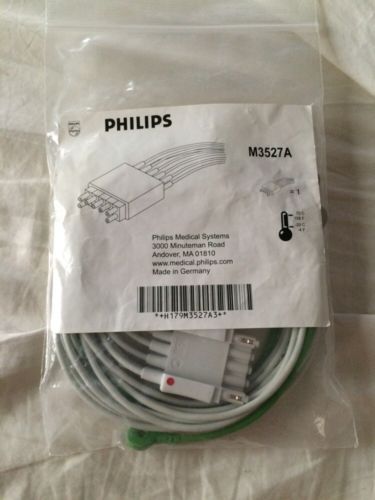 New Philips Cable ECG 7-Lead Snap For Heart Start MRX Monitor/Defib M3527A