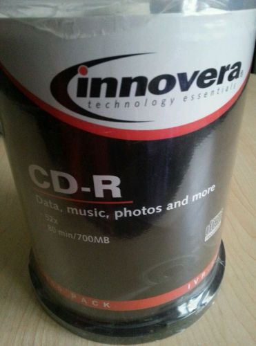 Innovera 77990 CD-R Discs,700MB-80min,52x 100 pk