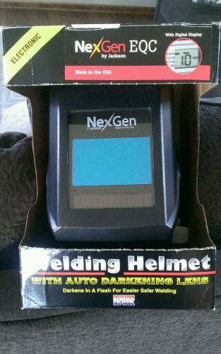 Jackson Welding Helmet auto dark darkening lens NexGen W60 EQC New In Box