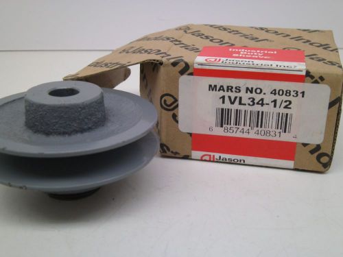 1vl34-1/2 cast iron pulley heavy duty sheave -1/8&#034; x 1/2&#034; 3l,4l,a&amp;5l,b belts wv for sale