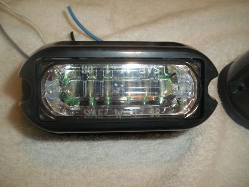 Whelen flashing fire / police lights for your front grill blue/white