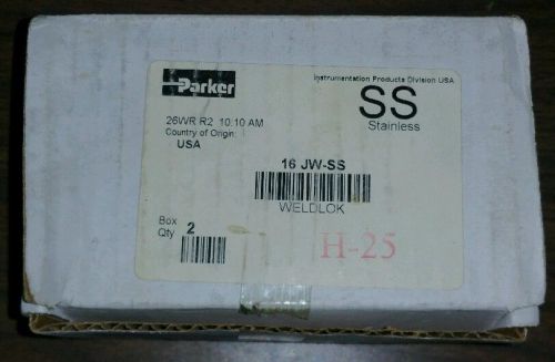 Parker weldlok 16-jw-ss (box of 2) for sale