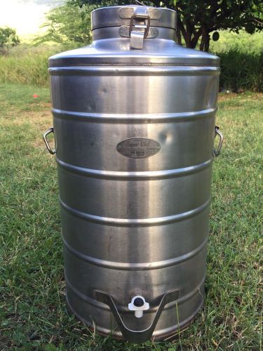 Super Chef Stainless Steel Mil-10 Military 10 Gallon Beverage Container Survival
