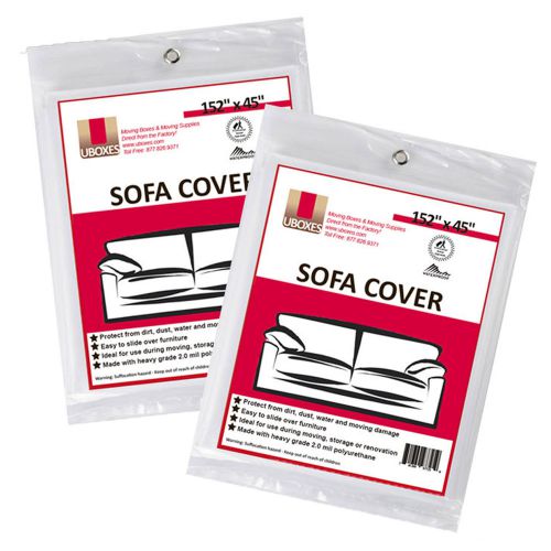2 - sofa covers 135&#034; x 42&#034; - moving &amp; storage bags for sale