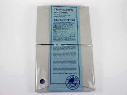 Midori Traveler&#039;s Notebook BLUE Limited Edition