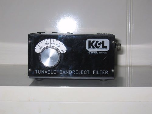 K&amp;L Tunable bandreject Filter 3TNF-00006  3TNF-250/500 n/n s/n 134