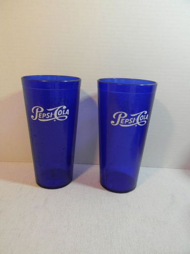 Pepsi Cola Royal Blue Restaurant Cups (2) Carlisle Plastic 5216