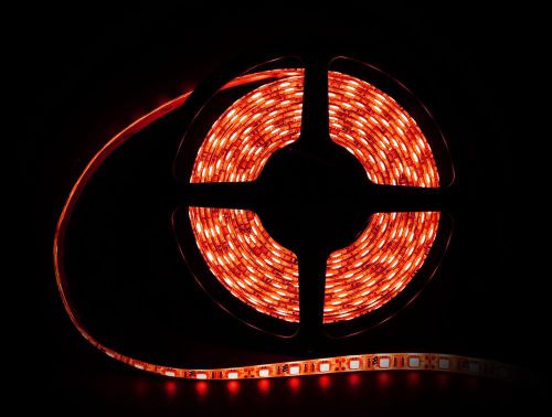 Red led light ribbon strip 197 inch roll, showcase display, car, small lighting for sale