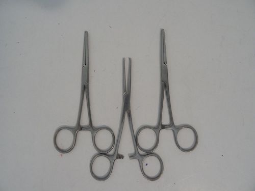 Miltex Kocher Hemostatic Forceps # 7-66 Lot of 3 High Quality Medical Tools