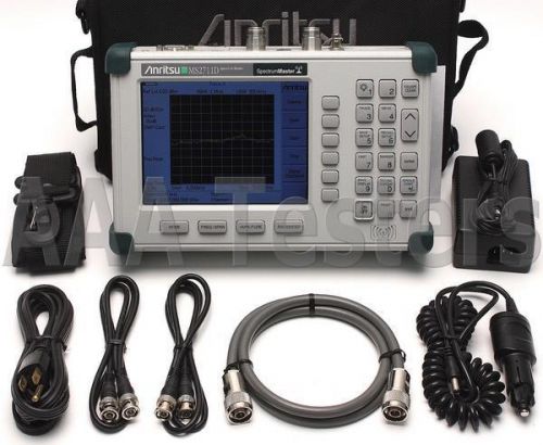 Anritsu ms2711d handheld spectrum master analyzer w/ options 3 &amp; 21 ms2711 for sale