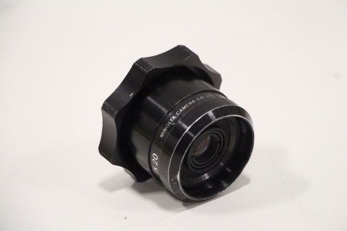 Minolta Camera x20-x27 Zoom Lens for Microfilm Digital Reader + Free Priority SH
