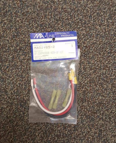 MA-LineMA02985-2 8&#034;COMPRESSOR HOOK UP KIT , #10AWG WIRE W/RING TERMINALS-NEW!!!!