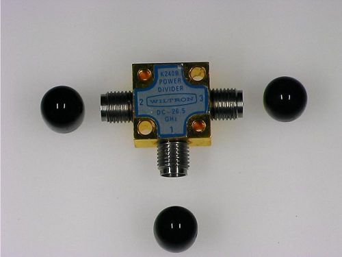Wiltron K240B Power divider for DC to 26.5GHz with female 2.9mm K connectors.
