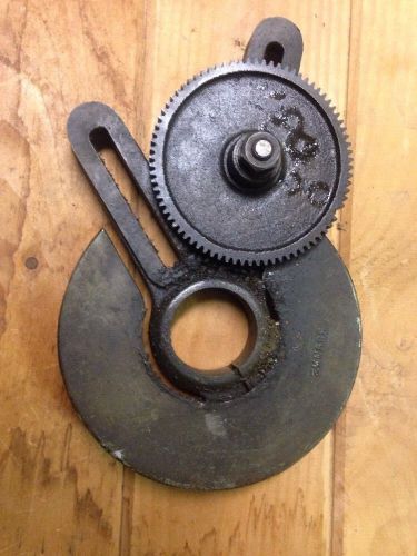 SOUTH BEND LATHE 9&#034; model A gear bracket,80 tooth gear and bolt