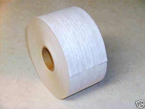 125 yard large roll reinforced white kraft paper tape for sale
