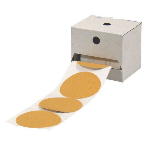 Ttc gold psa paper disc roll with liner - diameter: 5&#039;&#039; grit: 240 for sale