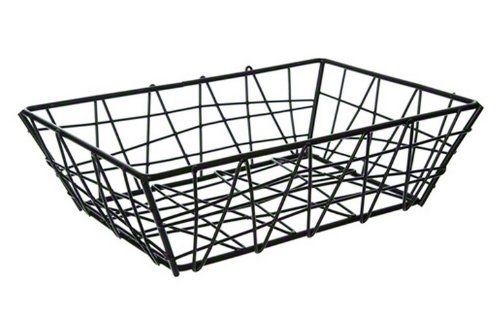 American metalcraft bzz95b rectangular wire zorro baskets, small, black for sale