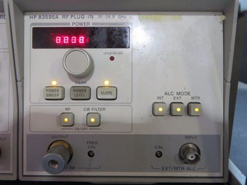 Agilent HP 83595A (002) RF Plug-in 10MHz to 20GHz Low Harmonics (KHDG)