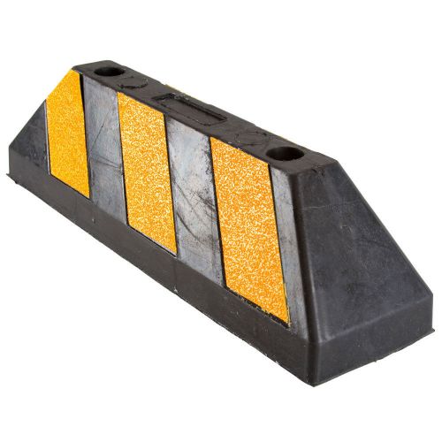 22&#034; rubber truck curb block wheel stop for driveway and parking lot dh-pb-7 for sale
